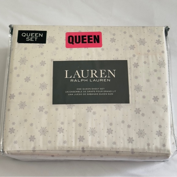NWT Lauren Ralph Lauren 100% Cotton Queen Sheet Set